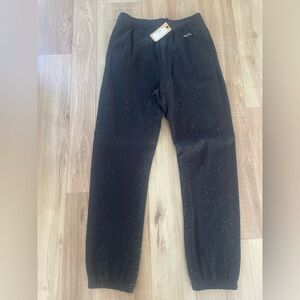 NWT rag & bone black and multicolored speckle sweatpants